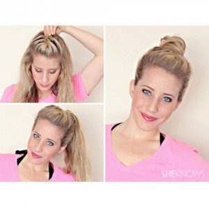 جمع کردن موی خیس