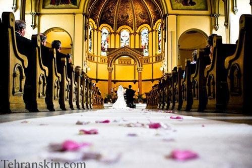 عکاسی عروسی در کلیسا