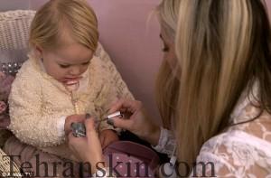 لاک برای دختران خردسال