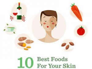 بهترین غذاها برای حفظ شفافیت پوست