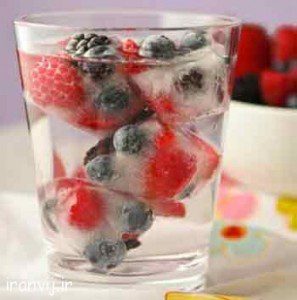 تکه های میوه