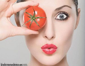 گوجه فرنگی و صورت