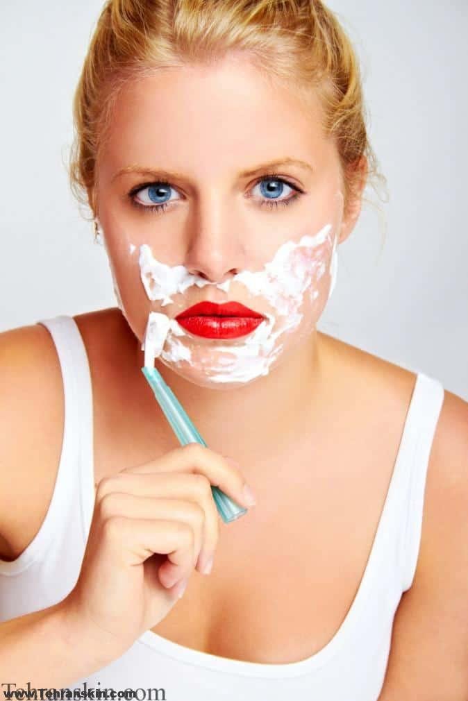 از بین بردم موهای زائد با لیزر