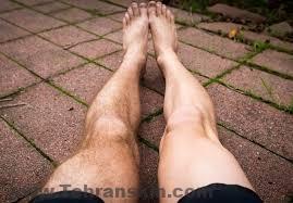 پاهای صاف با رفع موهای زائد توسط لیزر