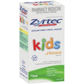 ستیریزین، بهترین دارو برای درمان واکنش های آلرژیک و کهیر zyrtec75ml - ستیریزین، بهترین دارو برای درمان واکنش های آلرژیک و کهیر