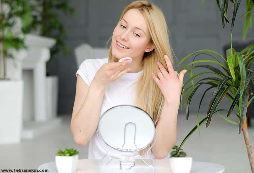 پاکسازی صورت در منزل