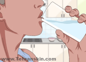 نوشیدن آب کافی قبل از لیزر 