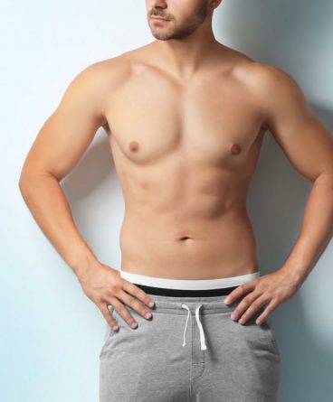 Unwanted hair removal men's genital area