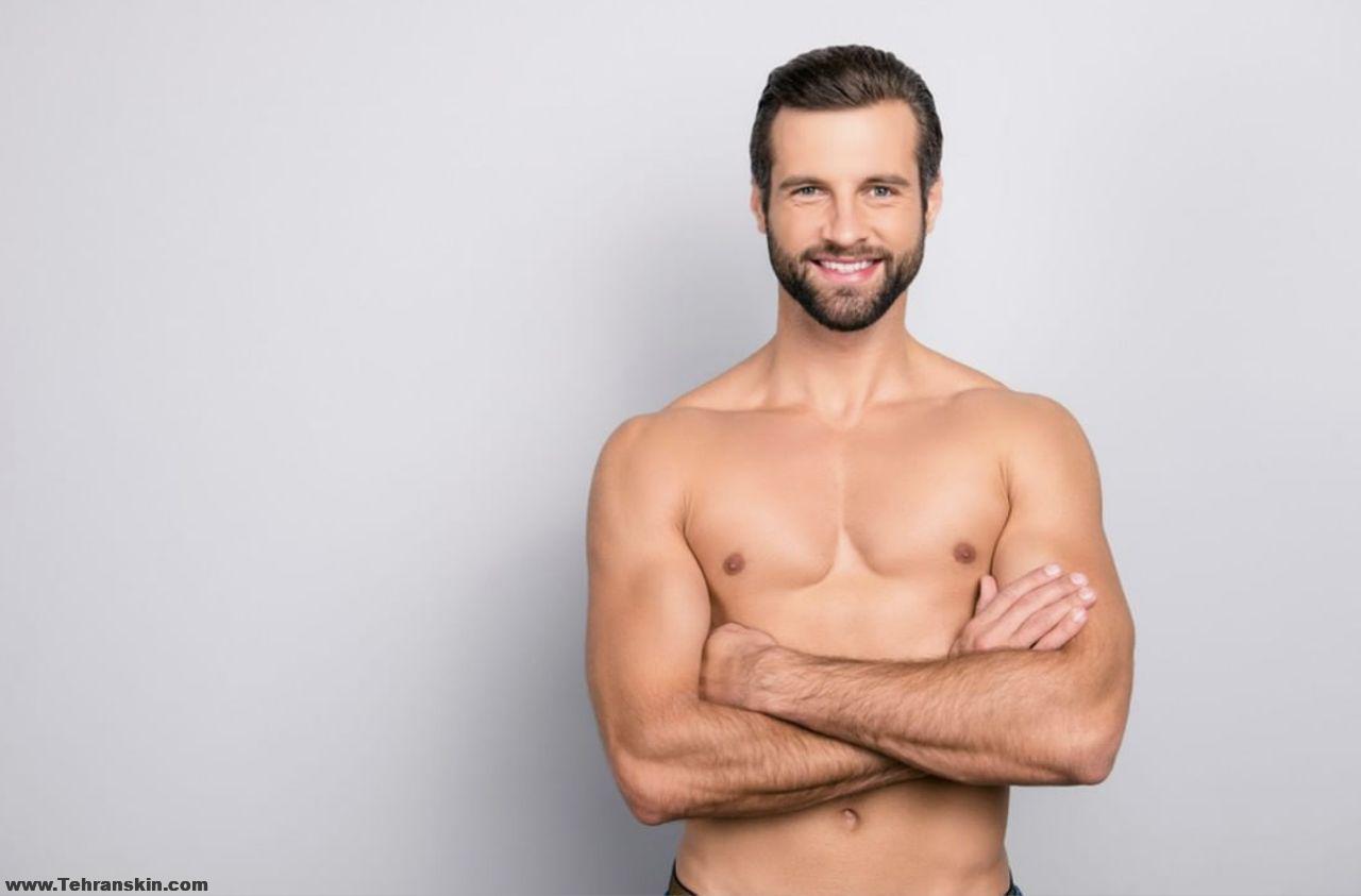 لیزر موهای زائد روی ناحیه تناسلی مردان